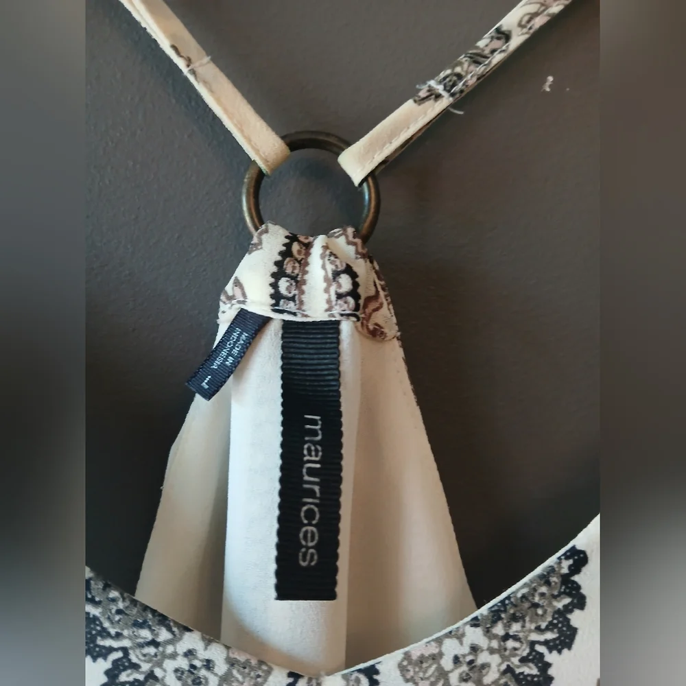 Maurices Black and White Floral Camisole - Picture 2 of 4
